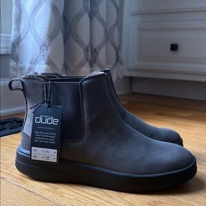 Hey Dude Womens Charcoal Vic Boots